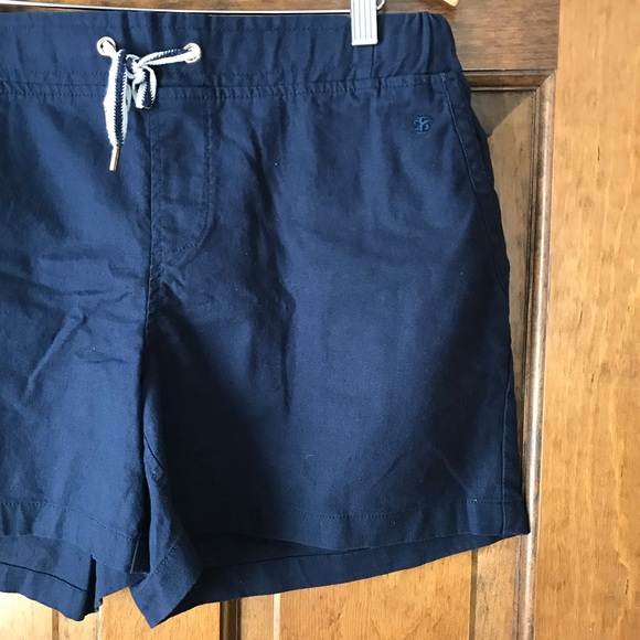 Izod Pull-On Navy Blue Shorts/Drawstring & Pockets Large - Picture 2 of 11